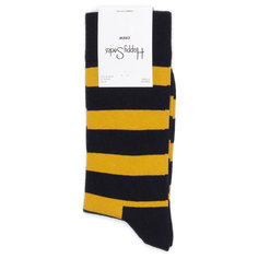 Носки унисекс Happy Socks Happy-Socks-Stripe-Yellow-Black разноцветные 41-46