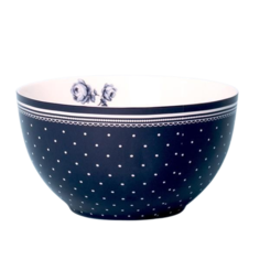 Салатник Katie Alice Vintage Indigo Spot 800 мл, фарфор