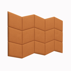Мягкие обои Velour Orange 30х45PL см 2 шт. Tartilla