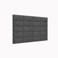 Мягкие обои Velour Grey 15х30 см 4 шт. Tartilla