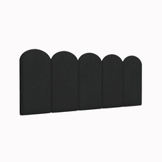 Мягкие обои Velour Black 30х60R см 4 шт. Tartilla