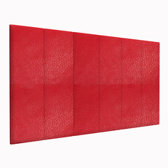 Мягкие обои Eco Leather Red 30х100 см 4 шт. Tartilla