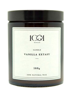 Ароматическая свеча Vanilla Extasy массажная с неповторимым ароматом ванили 1001 Moscow
