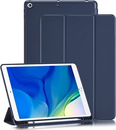 Чехол-подставка для Apple iPad 10.2" (iPad 7/iPad 8/iPad 9), синий Surf Blaze