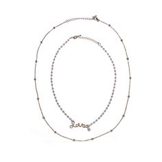 Колье из бижутерного сплава с swarovski 42 см Moon Paris MK-22.12-003