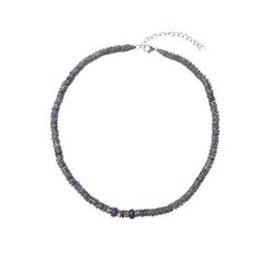 Колье из бижутерного сплава с аметистом 50 см Moon Paris Mo-22.10-144