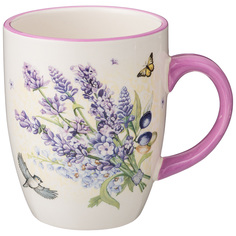 Набор из 2 штук Кружка Agness Прованс Лаванда 300мл керамика 358-2025_