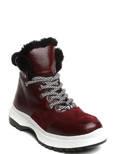 Ботинки женские Milana 1923441 бордовые 38 RU