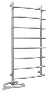 Электрический полотенцесушитель Акванерж модерн дуга 1200x400 левый тэн Aquanerzh