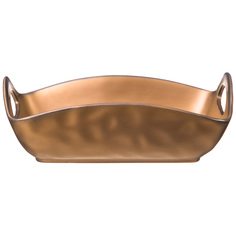 Набор из 6 штук Блюдо с ручками Bronco bronze 30х18.5х9см фарфор 474-179_