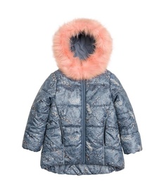 Пальто детское Pelican, цв. синий, р-р 92