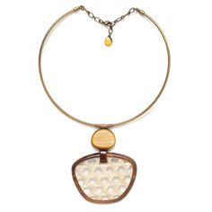 Колье из бижутерного сплава с перламутром 38 см Nature Bijoux NB23.1-15-42600