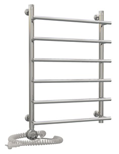 Электрический полотенцесушитель Акванерж модерн прямая 800x600 левый тэн Aquanerzh