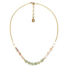 Колье из бижутерного сплава с авантюрином 46 см Nature Bijoux NB23.1-15-42413