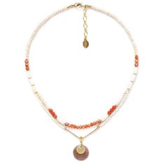 Колье из бижутерного сплава с говлитом 45 см Nature Bijoux NB23.1-15-42441
