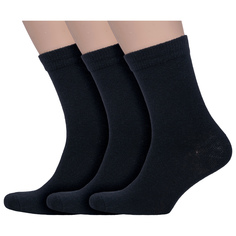 Комплект носков мужских Hobby Line 3-6254 черных 43-46