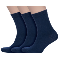 Комплект носков мужских Hobby Line 3-6254 синих 39-43
