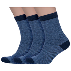 Комплект носков мужских Hobby Line 3-6288 синих 39-43