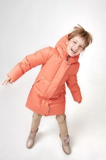 Пальто детское BRINCO FW2022093-И, оранжевый, 176