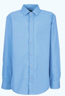 Рубашка детская Tsarevich Bell Blue KNOPKA, голубой, 128