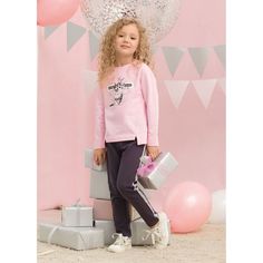 Костюм детский Pelican GFANP3077, розовый, 98