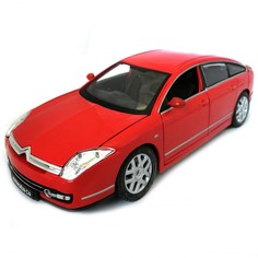 Коллекционная модель автомобиля Citroen C6 Bburago 1/20 металл 18-11012 red