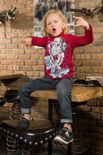 Джемпер детский Pelican BFJS3027, красный, 86