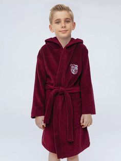 Халат детский Batik 01457/1_BAT, бордовый, 110 Батик
