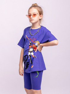 Футболка детская Batik 0022_ЛП22, фиолетовый, 146 Батик
