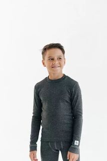 Термобелье детское верх Batik 168-23з-3, темно-серый, 140 Батик