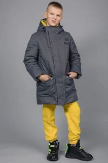 Куртка детская Аврора 921-М, серый, 128 Aurora