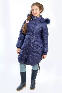 Пальто детское Batik 04-17з, фиолетовый, 158 Батик