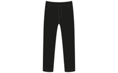 Брюки детские Cherubino CWJG 70243-22, черный, 122