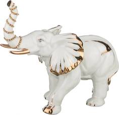 Набор из 2 штук Фигурка Lefard Oro Blanco Слон 27х12х23см фарфор 149-416_