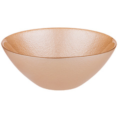 Набор из 6 штук Салатник Bronco Natural cream 16см стекло 336-047_