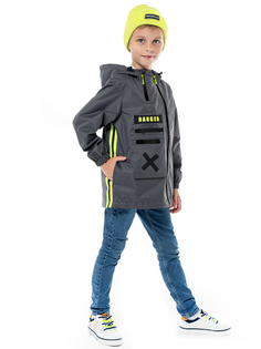 Ветровка детская NIKASTYLE 4л4923, серый, 92