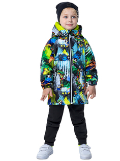 Ветровка детская NIKASTYLE 4л1723, черный, 92