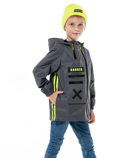 Ветровка детская NIKASTYLE 4л5123, серый, 170
