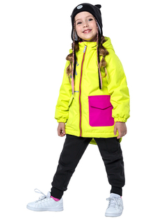 Куртка детская NIKASTYLE 4м2823, желтый, 98