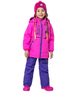 Комплект верхней одежды NIKASTYLE 7м1223, фуксия/лиловый, 86