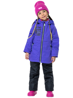 Комплект верхней одежды NIKASTYLE 7м2423, лиловый/черный, 116