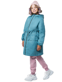 Парка детская NIKASTYLE 5м3223, бирюзовый, 152