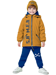 Куртка детская NIKASTYLE 4м3323, коричневый, 104