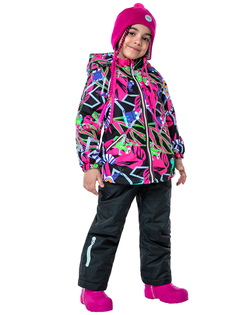 Комплект верхней одежды NIKASTYLE 7м1623, фуксия/черный, 86