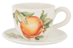 Чайная пара Home & Style Melograno чашка 0.4л блюдце HS7-933TP-30057_