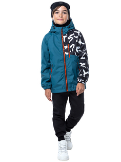 Ветровка детская NIKASTYLE 4л2523, бирюзовый, 158