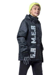 Куртка детская NIKASTYLE 4м3523, черный, 158