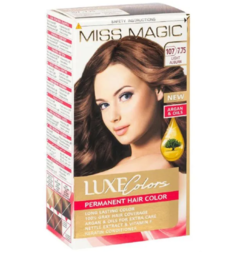 Краска для волос Miss Magic Luxe Colors 107 (7.75) Светло-каштановый 108 мл