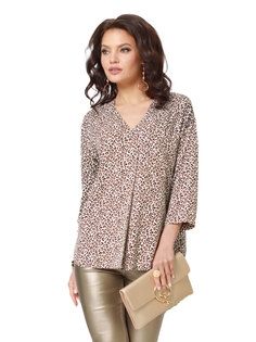 Блуза женская DSTrend Кэтрин бежевая 44 RU