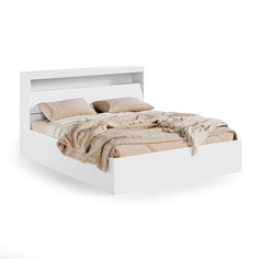Кровать RuHome24 Виктория 140х200 белая с блоком